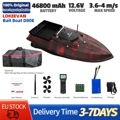 Bateau d'appâtage GPS avec sonar, coque ABS