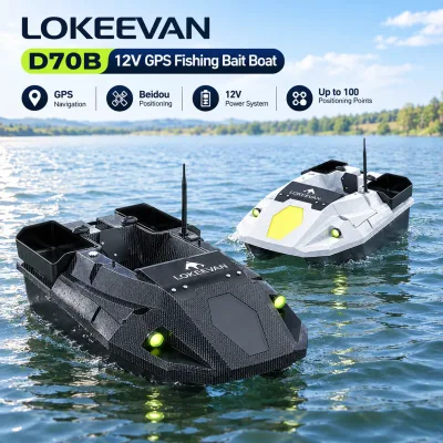 Bateau d'appâtage télécommandé GPS en ABS