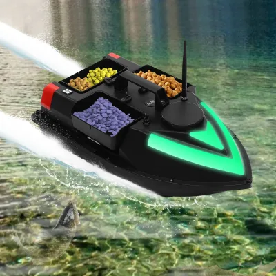Bateau de pêche télécommandé à double moteur