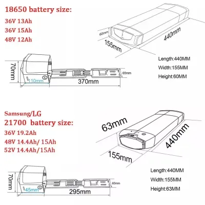 Batterie lithium 36 V pour vélo électrique – image 3