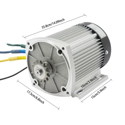 Kit moteur électrique 1500 W argenté – image 2