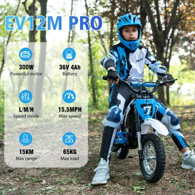 Moto électrique enfant à batterie, roues de 30,5 cm – image 2
