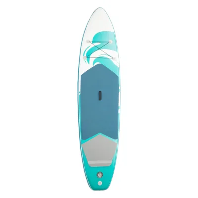 Planche à pagaie gonflable bleu-vert de 3,2 m