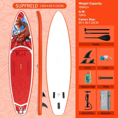 Planche de paddle gonflable en PVC, 335 cm – image 3