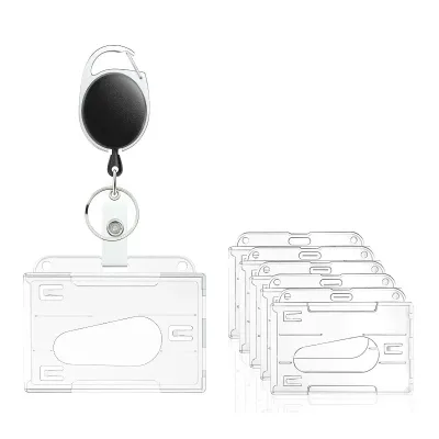 Porte-cartes transparent à fermeture éclair – image 2