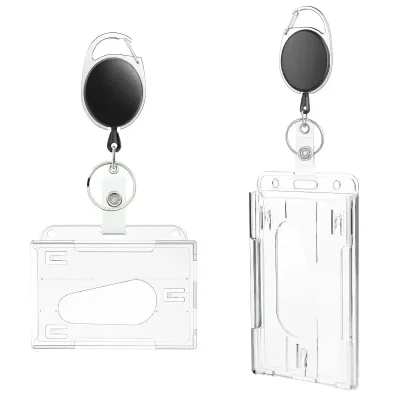 Porte-cartes transparent à fermeture éclair – image 3
