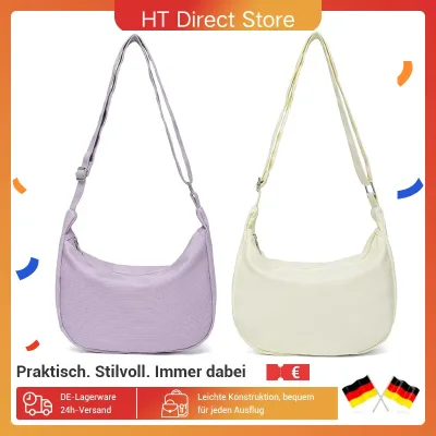 Sac à bandoulière croissant, ensemble 2 pièces