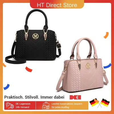 Sac à main fourre-tout simili cuir avec bandoulière