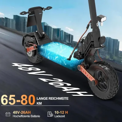 Trottinette électrique adulte pliante 800 W – image 3