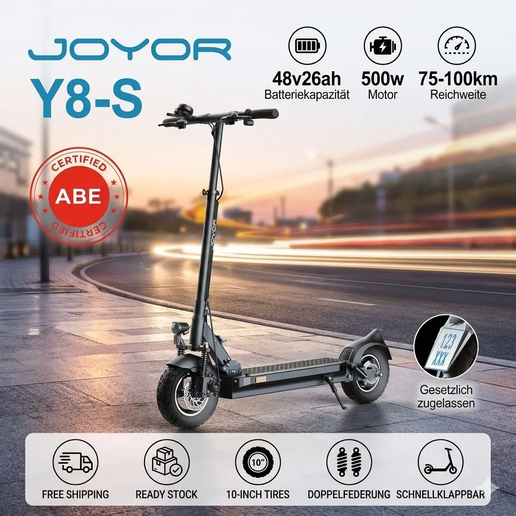 Trottinette électrique pliable, pneus de 25,5 cm