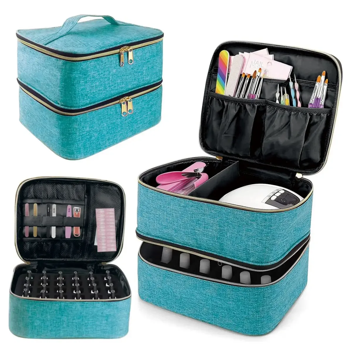 Trousse de rangement vernis à ongles en polyester