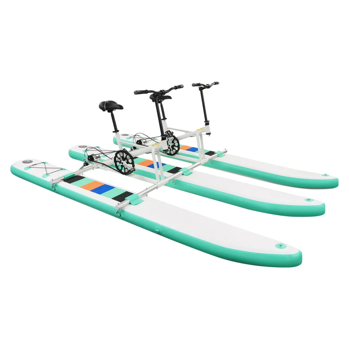 Vélo aquatique gonflable à pédales, 2 places