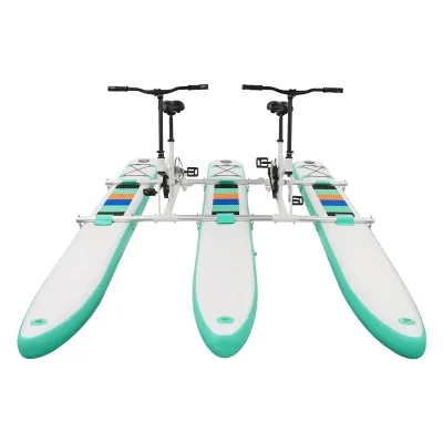 Vélo aquatique gonflable à pédales, 2 places – image 3
