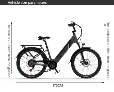 Vélo électrique à pneus de montagne, 48 V – image 3